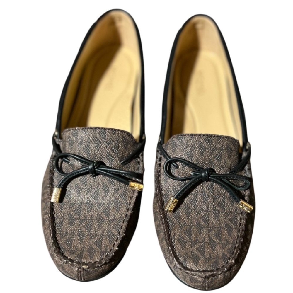 Michael Kors Sutton Signature Logo Moccasin Flat Loafers